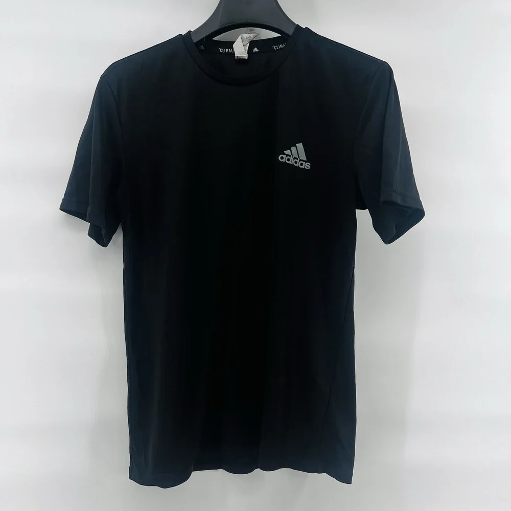 Adidas Climalite Black Athletic Training T-Shirt Men's Size M‎
